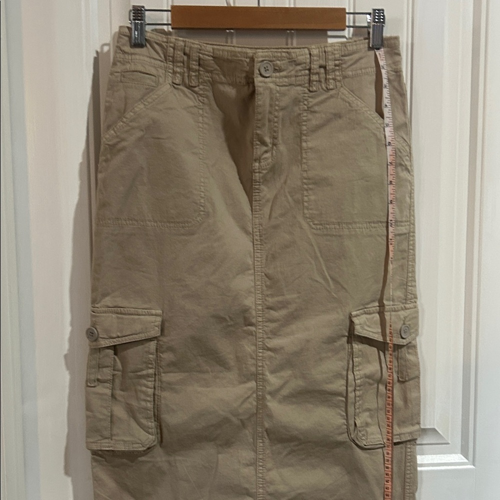 NWT Garage Tan Cargo Skirt